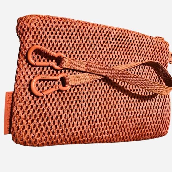 Dagne Dover Parker Air Mesh Pouch in Sienna - Compact & Lightweight - Picture 1 of 17